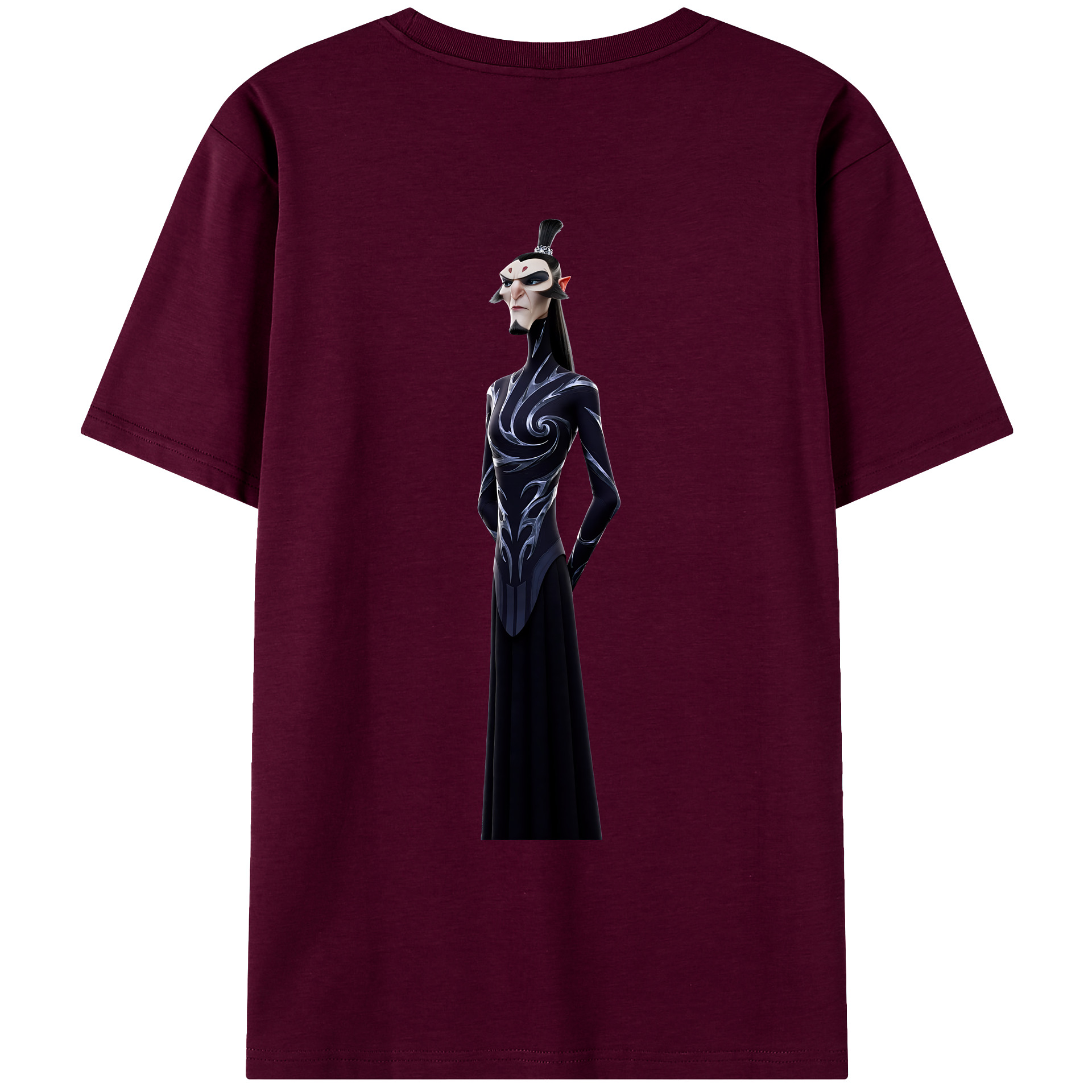 （画像用） Ne Zha 2 ナタ 魔童の大暴れ レディース半袖Tシャツ(バックプリント)
